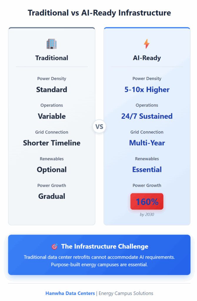 Traditional vs Ai ready infrastructure