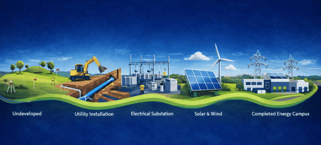 in-progress energy infrastructure