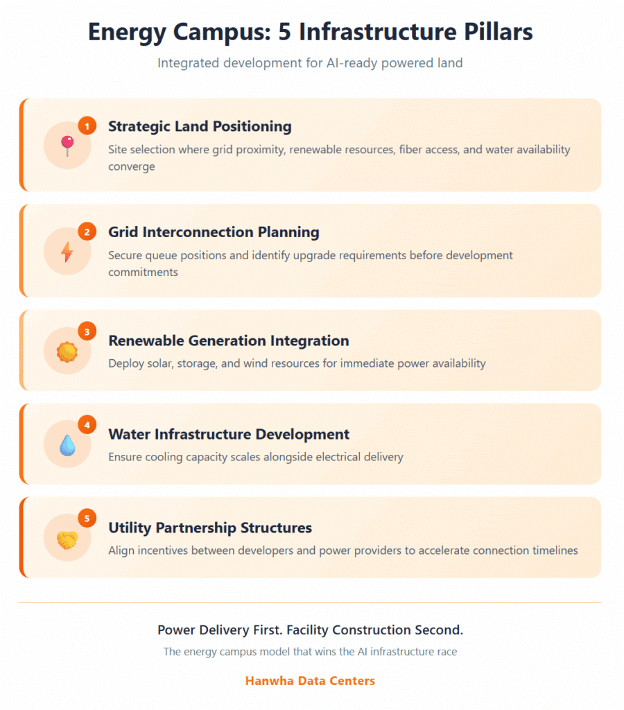 Energy campus : 5 infrastructure pillars