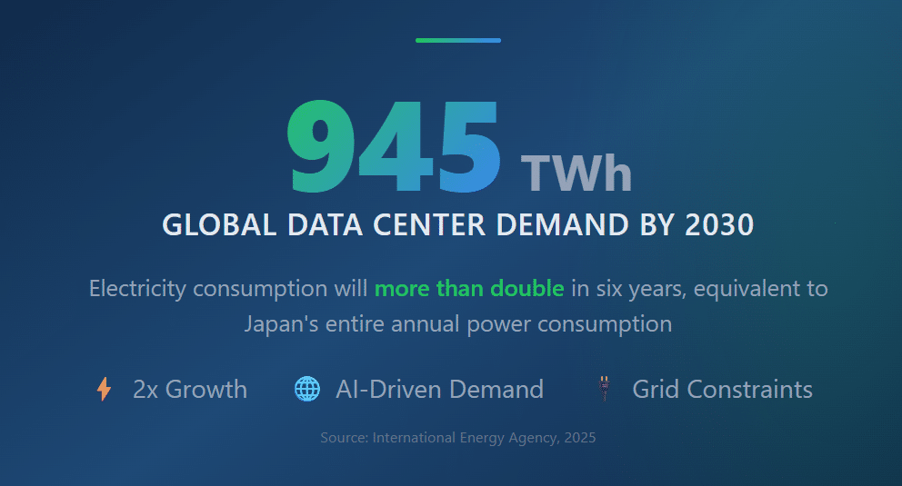Global data center demand by 2030