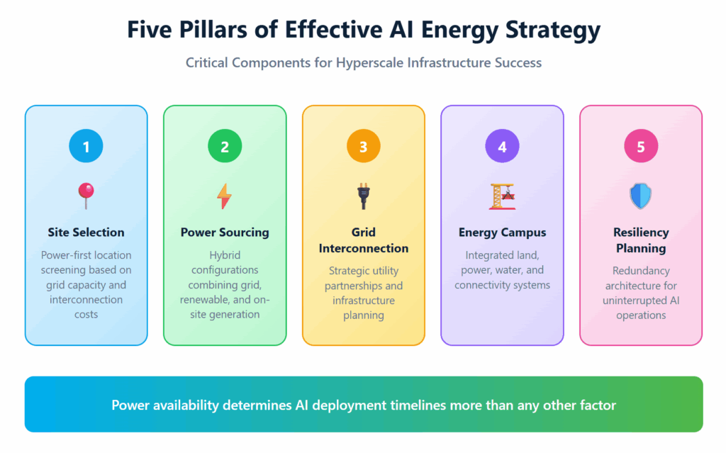 Critical components for hyperscale infrastructure success