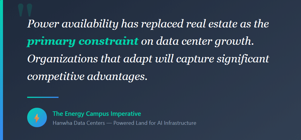 The energy campus imperative